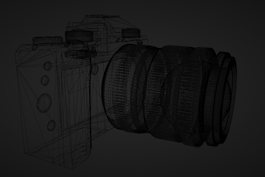 3D Model 1 - Wireframe
